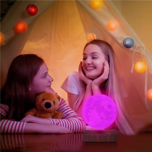 Moon Lamp 3D Printing Magnetic Levitating Moon Light Lamps - Picture 5 of 7